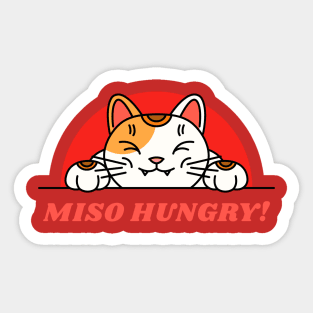 Miso Hungry Sticker